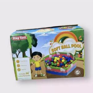 Soft ball pool for kids/foldable ball pool with 50 multicolor balls