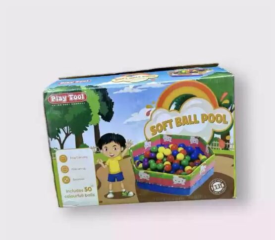 Soft ball pool for kids/foldable ball pool with 50 multicolor balls