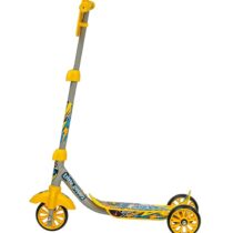 WOKMAN Little Champs Kick Scooter with Basket | Foldable Kids Scooter, 3 Wheel Kids Scooter | Height Adjustable and Rear Brake | Baby Scooter Toys for 3+ Year Old