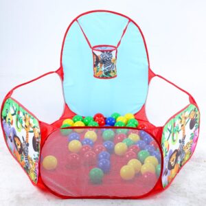 Kids Play Zone Tent with 50 Balls | Ball Pits for Toddlers | Ball Pool for 1-5 Years Kidsa