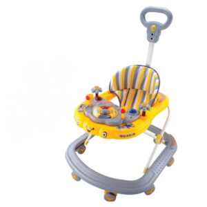 Donut Baby activity musical walker with parental handle/Kids activity walker/Musical Toy Tray/Premium Baby Activity Walker