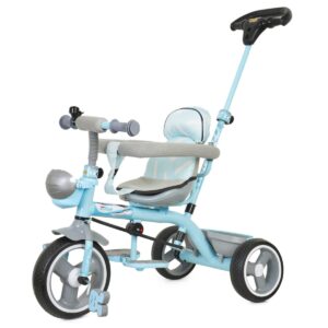 Luusa TFT-250 baby tricycle/Baby Tricycle with Parental Control, Cushion Seat and Safety Guard Rail for Boys/Girls/for Age Group 2+ Years
