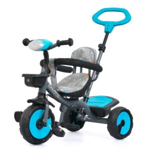 Luusa Galaxy 250 musical baby tricycle/Baby Tricycle with Parental Control, Cushion Seat and Safety Guard Rail for Boys/Girls/for Age Group 2+ Years