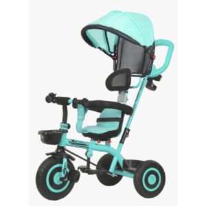 Luusa X3 Air wheels Baby tricycle/Baby Tricycle with Parental Control, Cushion Seat and Safety Guard Rail for Boys/Girls/for Age Group 2+ Years