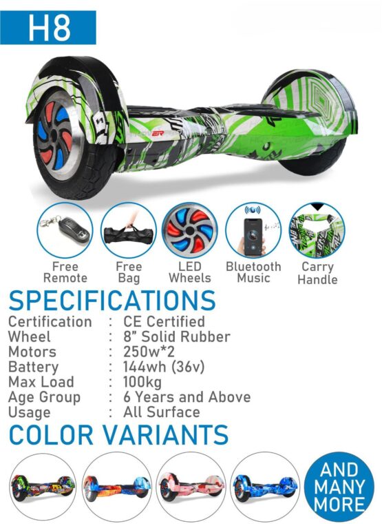 Bluetooth Music Speaker Hoverboard with LED light, electric Drifting Board, self balance wheel Hoverboard scooter