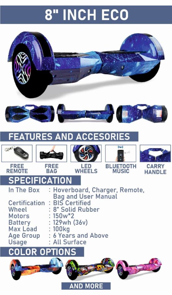 hoverboard 8 inch eco