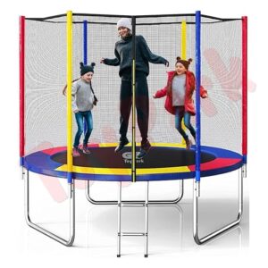 Toypark Trampoline 8feet safety net/indoor & Outdoor trampoline for children