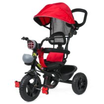 Luusa R9-500 musical baby tricycle/Baby Tricycle with Parental Control, Cushion Seat and Safety Guard Rail for Boys/Girls/for Age Group 2+ Years