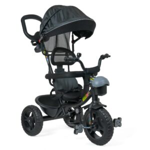 Luusa R1-500 Baby Tricycle/Baby Tricycle with Parental Control, Cushion Seat and Safety Guard Rail for Boys/Girls/for Age Group 2+ Years