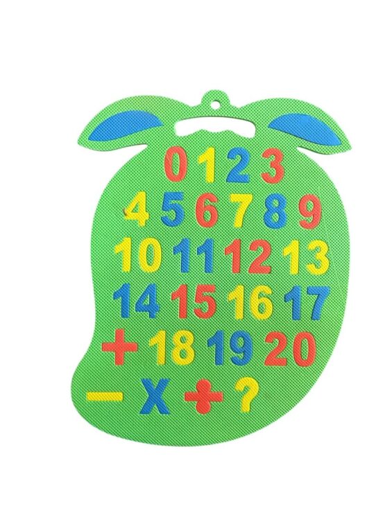 Mango shape Number puzzle for kids